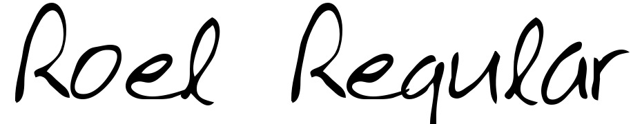 Roel Regular cкачати шрифт безкоштовно